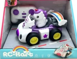 Tec-Toy - Fjernstyret Enhjørning Bil - Unicorn Rc-Kart - Lyd Og Lys