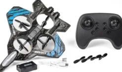 Tec-Toy - F16 Jet Fighter Drone Med Lys Til Børn - 2,4 Ghz
