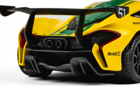 Tec-Toy - Mclaren P1 Gtr Die-Cast Model Bil - 1:24 - Gul