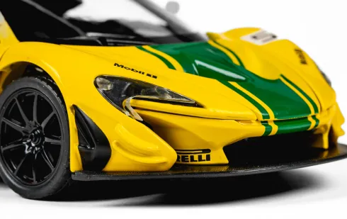 Tec-Toy - Mclaren P1 Gtr Die-Cast Model Bil - 1:24 - Gul