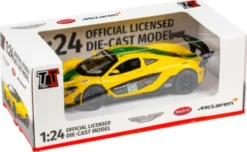 Tec-Toy - Mclaren P1 Gtr Die-Cast Model Bil - 1:24 - Gul
