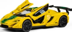 Tec-Toy - Mclaren P1 Gtr Die-Cast Model Bil - 1:43 - Gul