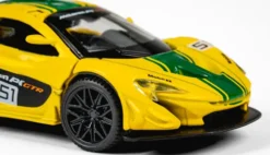 Tec-Toy - Mclaren P1 Gtr Die-Cast Model Bil - 1:43 - Gul