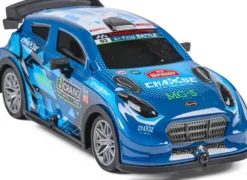 Tec-Toy - Mg.S Chase - Rc Fjernstyret Bil Med Lys - 15 Km/T - Blå
