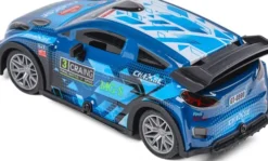Tec-Toy - Mg.S Chase - Rc Fjernstyret Bil Med Lys - 15 Km/T - Blå