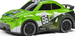 Tec-Toy - Mini Rally R/C Bil Med Lys - 1:24 - 2,4 Ghz - Grøn