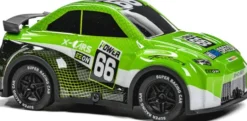 Tec-Toy - Mini Rally R/C Bil Med Lys - 1:24 - 2,4 Ghz - Grøn