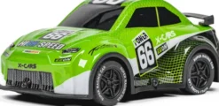 Tec-Toy - Mini Rally R/C Bil Med Lys - 1:24 - 2,4 Ghz - Grøn