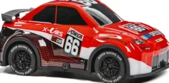 Tec-Toy - Mini Rally R/C Bil Med Lys - 1:24 - 2,4 Ghz - Rød