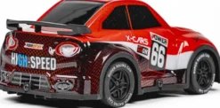 Tec-Toy - Mini Rally R/C Bil Med Lys - 1:24 - 2,4 Ghz - Rød