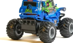 Tec-Toy - Monster Truck R/C Bil - 1:20 - 2,4 Ghz - Blå Grøn