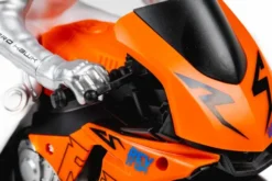 Tec-Toy - Orange Fjernstyret Motorcykel - Thunder Riders - Lys Lyd