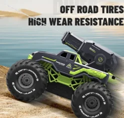 Tec-Toy - Shot Racing R/C Bil Med Vandtank - 2,4 Ghz - Grøn