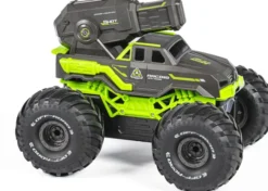 Tec-Toy - Shot Racing R/C Bil Med Vandtank - 2,4 Ghz - Grøn