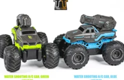 Tec-Toy - Shot Racing R/C Bil Med Vandtank - 2,4 Ghz - Grøn