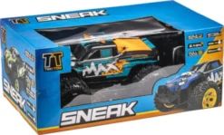 Tec-Toy - Sneak Max Rc Fjernstyret Offroad Bil - 1:12 - Blå