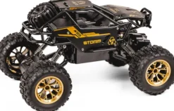 Tec-Toy - Storm Crawler Rc Fjernstyret Offroad Bil - Guld