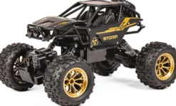 Tec-Toy - Storm Crawler Rc Fjernstyret Offroad Bil - Guld