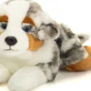 Teddy Hermann - Australsk Hyrdehund - Liggende - 40 CM - Bamse