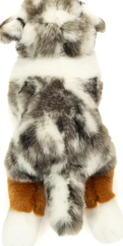 Teddy Hermann - Australsk Hyrdehund - Liggende - 40 CM - Bamse