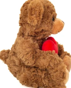 Teddy Hermann - Bamse Bjørn Med Hjerte - Brun - 20 CM