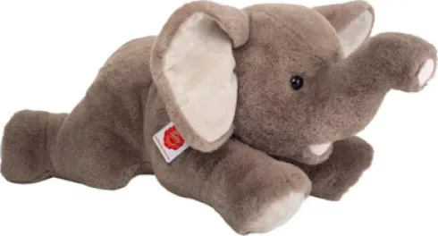 Teddy Hermann - Elefant Bamse - Grå - Liggende - 55 CM