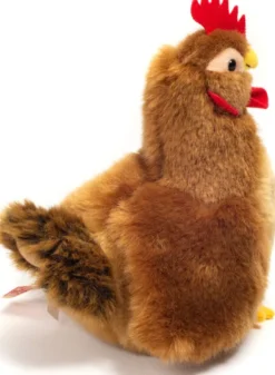 Teddy Hermann - Høne Bamse - Brun - 16 CM