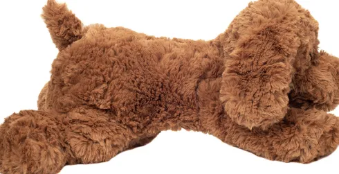 Teddy Hermann - Hund Bamse - Liggende - Brun - 30 CM