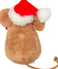 Teddy Hermann - Julemus Bamse Med Bismarck Stok - 11 CM
