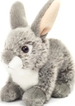 Teddy Hermann - Kanin Bamse - Grå - Siddende - 18 CM