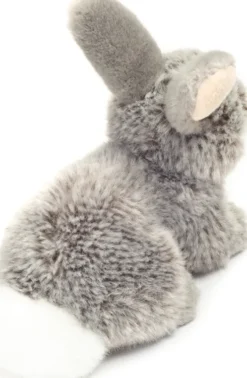 Teddy Hermann - Kanin Bamse - Grå - Siddende - 18 CM