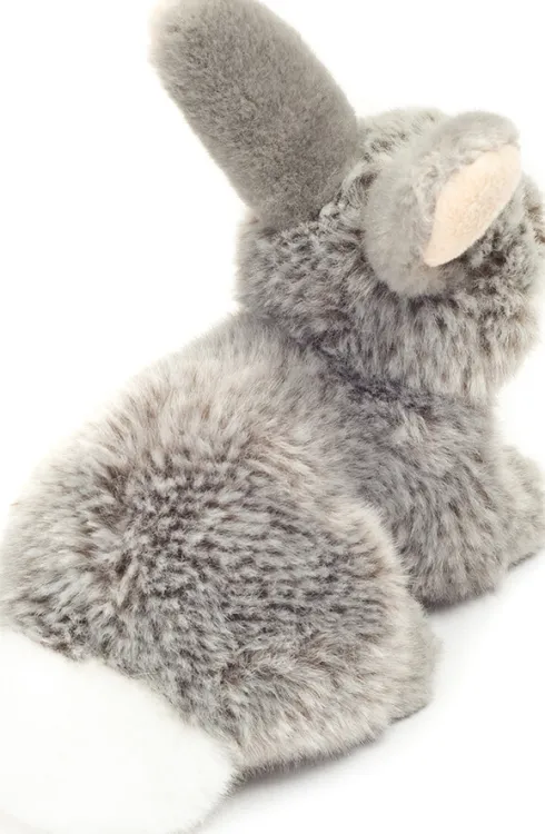 Teddy Hermann - Kanin Bamse - Grå - Siddende - 18 CM