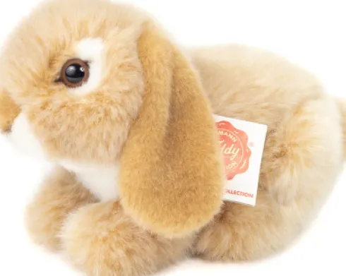 Teddy Hermann - Kanin Bamse - Liggende - Beige - 18 CM