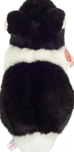 Teddy Hermann - Kanin Bamse - Sort Og Hvid - 23 CM