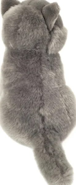 Teddy Hermann - Kat Bamse - Karteuser - Grå - Siddende - 20 CM