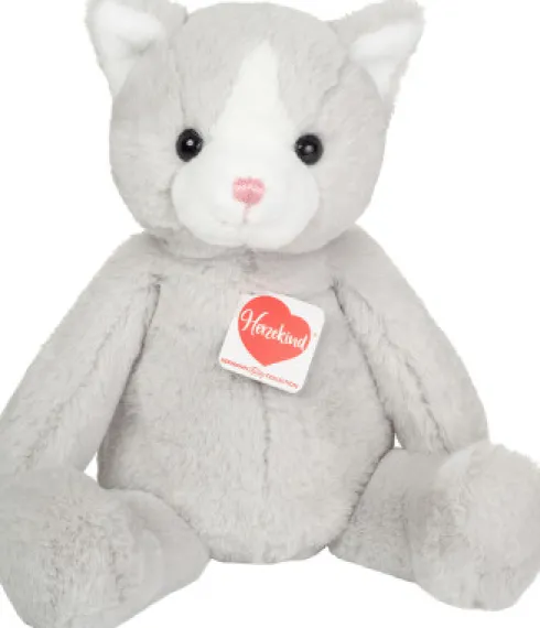 Teddy Hermann - Kat Bamse - Trixi - Grå - 32 CM