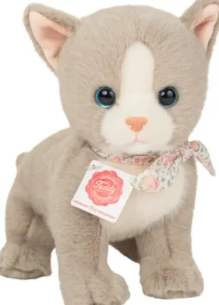 Teddy Hermann - Kattekilling Bamse - Grå - 24 CM