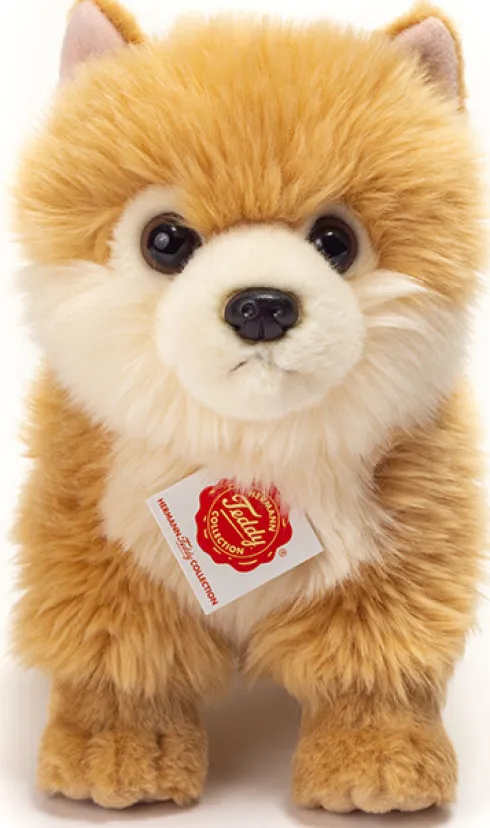 Teddy Hermann - Miniature Spidshund - 22 CM - Bamse