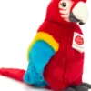 Teddy Hermann - Papegøje Bamse - Ara - Rød - 27 CM