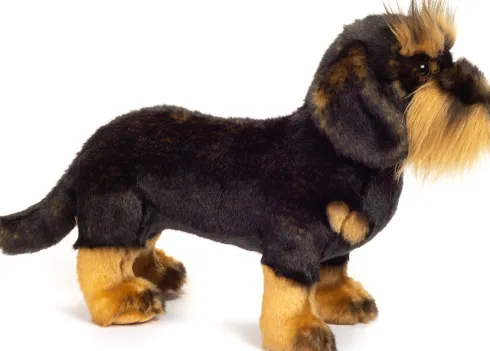 Teddy Hermann - Ruhåret Gravhund - 28 CM - Bamse