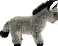 Teddy Hermann - Æsel Bamse - Grå - Stående - 27 CM