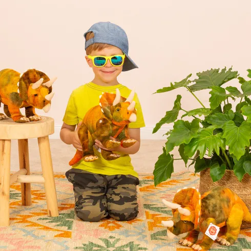 Teddy Hermann - Triceratops Dinosaur Bamse - 42 CM
