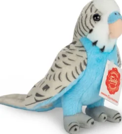Teddy Hermann - Undulat Bamse - Blå - 13 CM