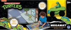 Teenage Mutant Ninja Turtles - Original Megamat Legetæppe Med Køretøj