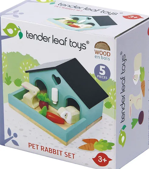 Tender Leaf - Kæledyrssæt Til Dukkehus - Kaniner