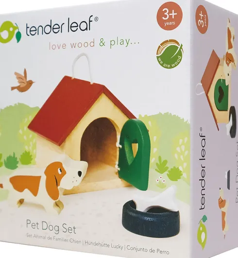 Tender Leaf - Kæledyrssæt Til Dukkehus - Hund