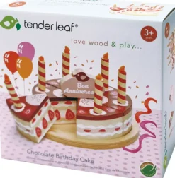 Tender Leaf - Lagkage Med Lys - Chokolade