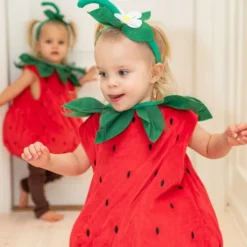 That's Mine - Livia Jordbær Kostume Til Børn - 1-3 År