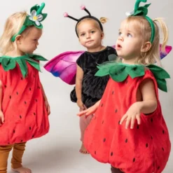 That's Mine - Livia Jordbær Kostume Til Børn - 1-3 År