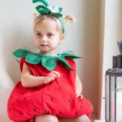 That's Mine - Livia Jordbær Kostume Til Børn - 1-3 År